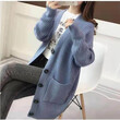 Áo khoác len cardigan nữ dáng rộng, dài vừa, cài khuy một hàng,... - ảnh 6
