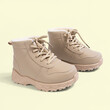 Giày boots đi tuyết trẻ em cổ thấp giữ ấm đi ngoài trời mùa... - ảnh 2