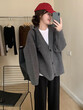 Áo cardigan len dệt kim cổ V nữ mùa thu đông - ảnh 3