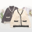 Áo khoác len cardigan nữ phong cách Nhật Bản học đường ngọt ngào, kiểu dáng thủ công