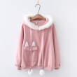 Áo hoodie nữ tai thỏ