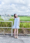 Váy đuôi cá thêu họa tiết vỏ sò