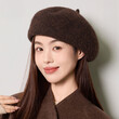 Mũ nồi nữ len cashmere phong cách Nhật Bản – giữ ấm thu đông