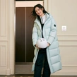 Áo khoác phao lông vũ dáng dài unisex nam nữ thích hợp mặc vào mùa đông dày dặn, giữ ấm cực tốt