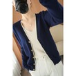 Áo khoác len cardigan nữ cổ chữ V