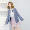 Chân váy/ tươi và đơn giản màu rắn nhỏ eo A-line váy là váy mỏng