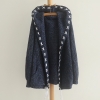 Áo len cardigan bện thừng đan xéo