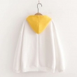 Áo hoodie nữ hình chú chó và xương