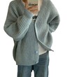 Áo len cardigan nữ tay cánh dơi  mùa thu đông