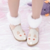 Giày hình chú thỏ đính lông