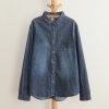 Áo somi denim mùa xuân