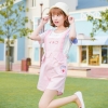 Váy yếm Lolita thêu hình dâu tây