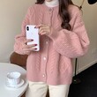 Áo khoác len cardigan nữ dệt kim