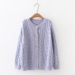 Áo khoác len cardigan nữ kiểu xoắn