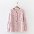 Áo khoác len cardigan nữ kiểu xoắn