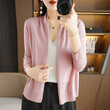 Áo khoác nữ cardigan dệt kim cổ chữ V đơn giản