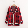 Áo khoác len cardigan nữ cổ chữ V