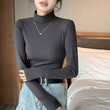 Áo len nữ cổ lọ nửa cao mùa thu đông
