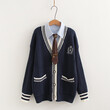 Áo cardigan cổ chữ V nữ chất liệu dệt kim mùa thu đông