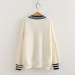 Áo cardigan cổ chữ V nữ chất liệu dệt kim mùa thu đông