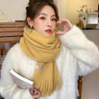 Khăn choàng nữ phong cách Hàn Quốc chất liệu cashmere, giữ ấm mùa đông