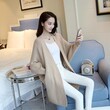 Áo len cardigan dệt kim nữ, tay cánh dơi