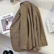 Áo blazer nữ len dạ mùa thu đông