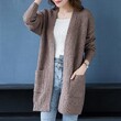 Áo khoác len cardigan nữ dệt kim