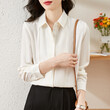 Áo sơ mi nữ xếp ly vải voan