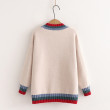 Áo khoác len cardigan nữ trang trí 3 nút