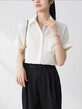 Áo sơ mi tay ngắn giản dị 