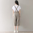 Quần yếm lửng sọc ca rô