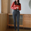 Quần legging nữ lót cotton dày dặn