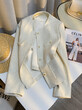 Áo khoác ngắn nữ màu trắng kem thiết kế cao cấp  - ảnh 1