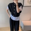 Áo len gile nách khoét rộng tank top cá tính