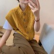Áo len gile nách khoét rộng tank top cá tính