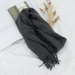 Khăn choàng len nam nữ lông cừu trơn màu cao cấp, mỏng nhẹ mùa xuân thu