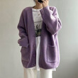 Áo len nữ cardigan dài tay phong cách ngọt ngào 