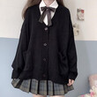 Áo len nữ cardigan dài tay phong cách ngọt ngào 