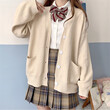 Áo len nữ cardigan dài tay phong cách ngọt ngào 