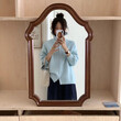 Áo len cardigan nữ cổ cao, dệt kim dày dặn, có 2 khóa kéo