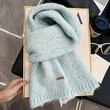 Khăn choàng dệt kim nữ phong cách mùa đông thời trang