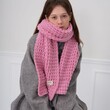 Khăn choàng len mùa đông unisex dày dặn, giữ ấm