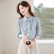Áo sơ mi dài tay cổ chữ V