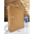 Túi giấy kraft có quai, giấy dày, cứng cáp