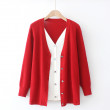 Áo khoác len cardigan nữ màu trơn