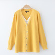 Áo khoác len cardigan nữ màu trơn