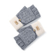 Găng tay nữ mùa thu đông chất len alpaca, dệt kim, cảm ứng màn hình, giữ ấm, chống gió, lót lông
