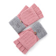 Găng tay nữ mùa thu đông chất len alpaca, dệt kim, cảm ứng màn hình, giữ ấm, chống gió, lót lông