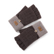 Găng tay nữ mùa thu đông chất len alpaca, dệt kim, cảm ứng màn hình, giữ ấm, chống gió, lót lông
